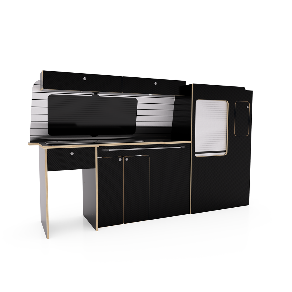 Square Backed Buffalo Universal Campervan Kitchen Interior Unit